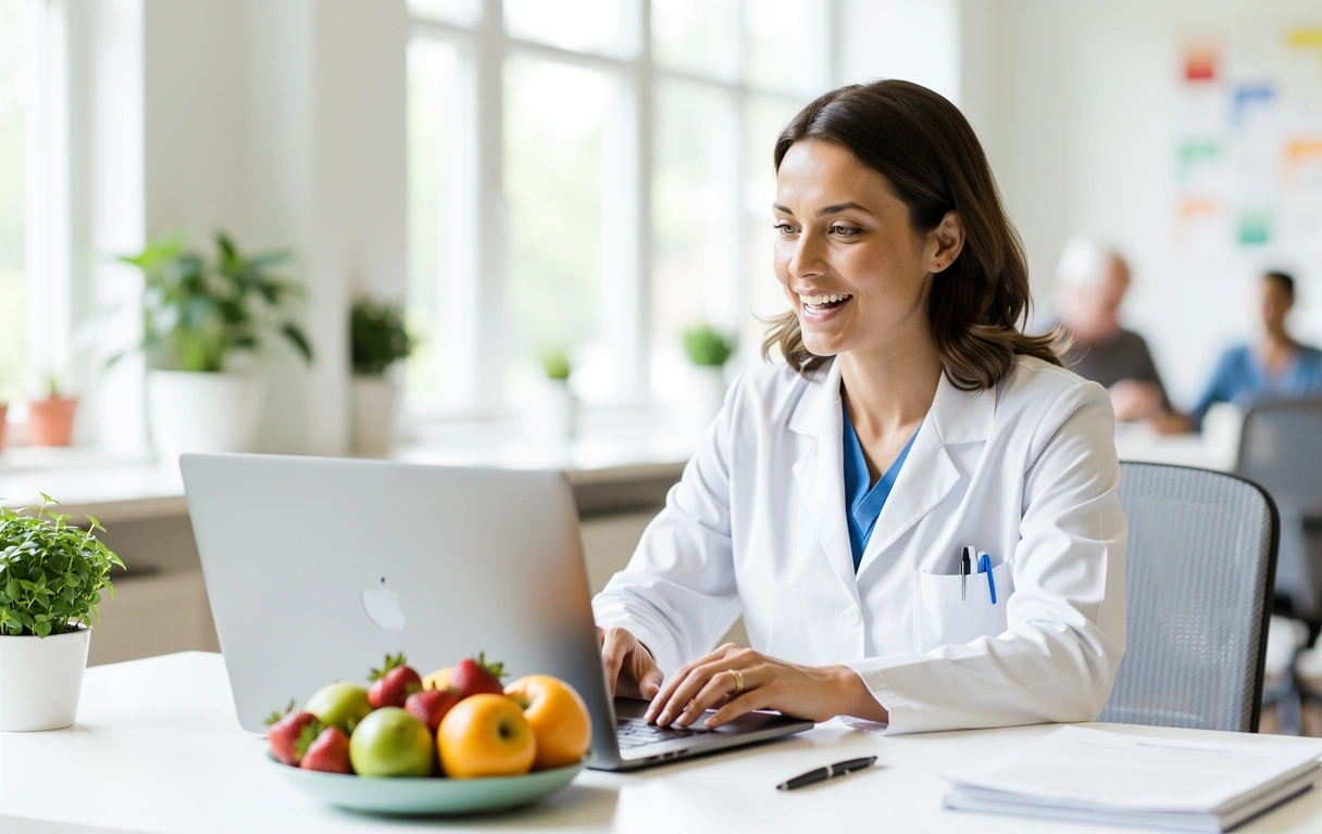 Consulta de nutrición por videollamada